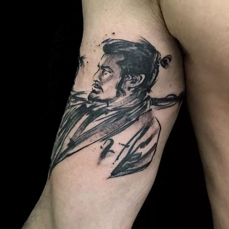Samurai Tattoo Kunst tattoostudio münchen