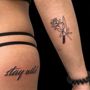 fineline small tattoo münchen vom surface Tattoo studio münchen