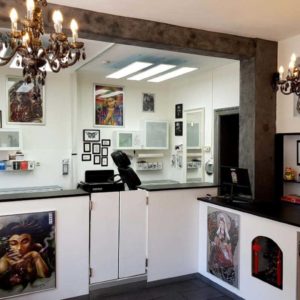 Tattoo Studio Schwanthalerhöhe-Westend thekenbereich