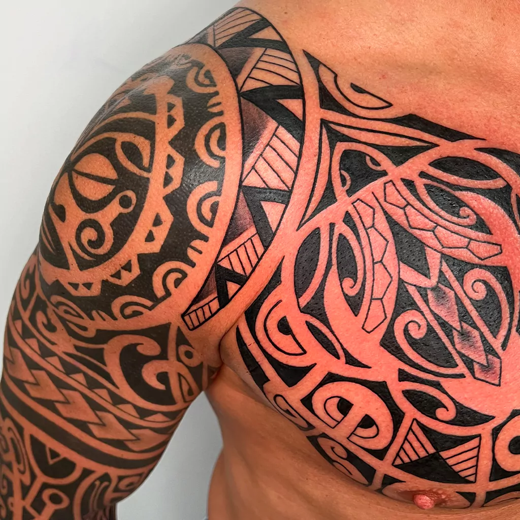 brust maori tattoo münchen
